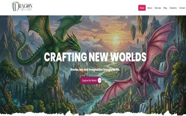 Website we designed and developed for author Tori Danforth